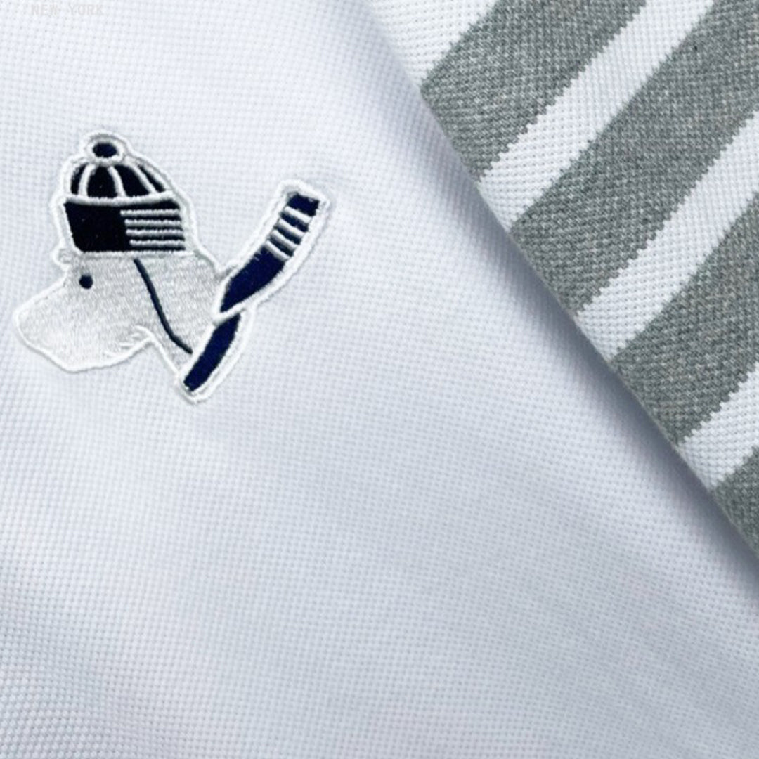 Thom Browne  puppy embroidery T-shirt