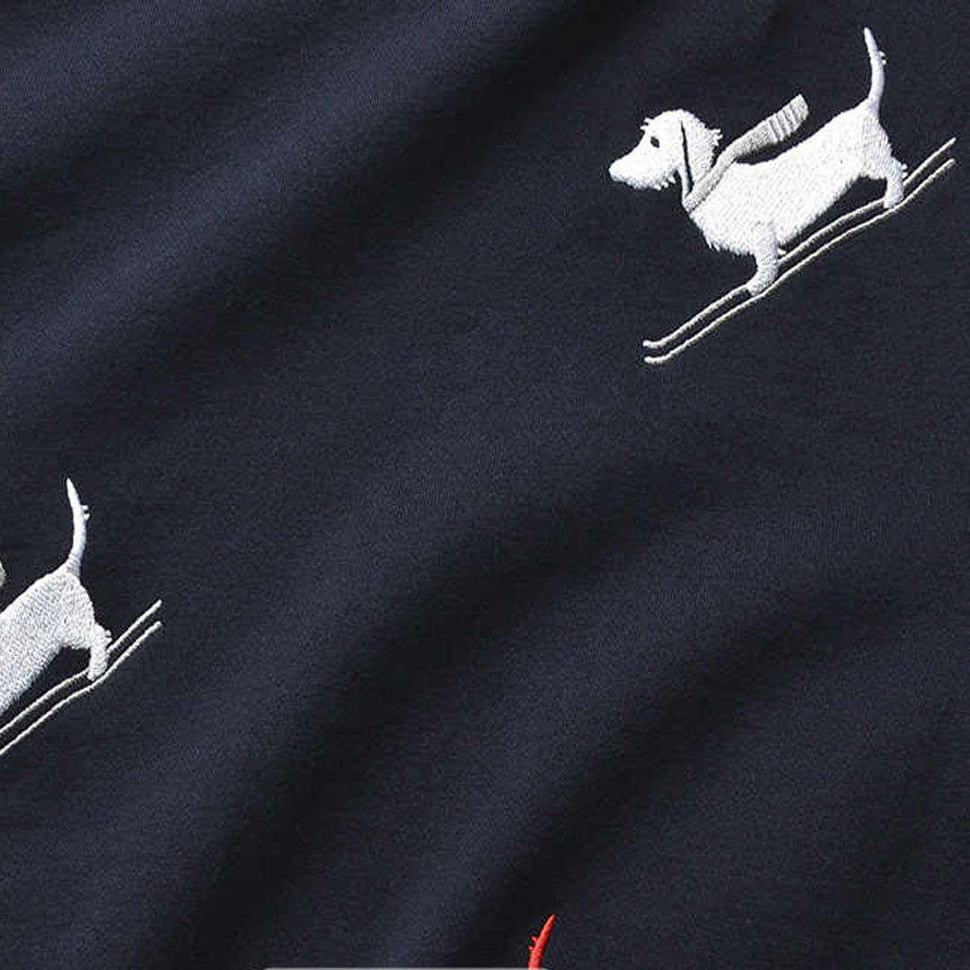 Thom Browne  Puppy Embroidery Sweatshirt