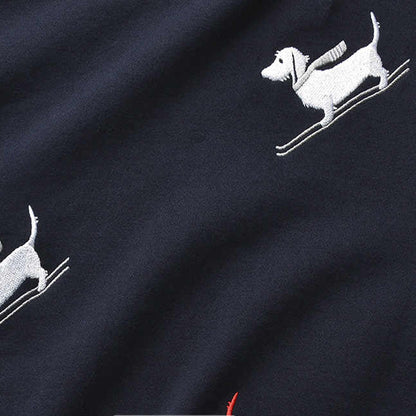 Thom Browne  Puppy Embroidery Sweatshirt