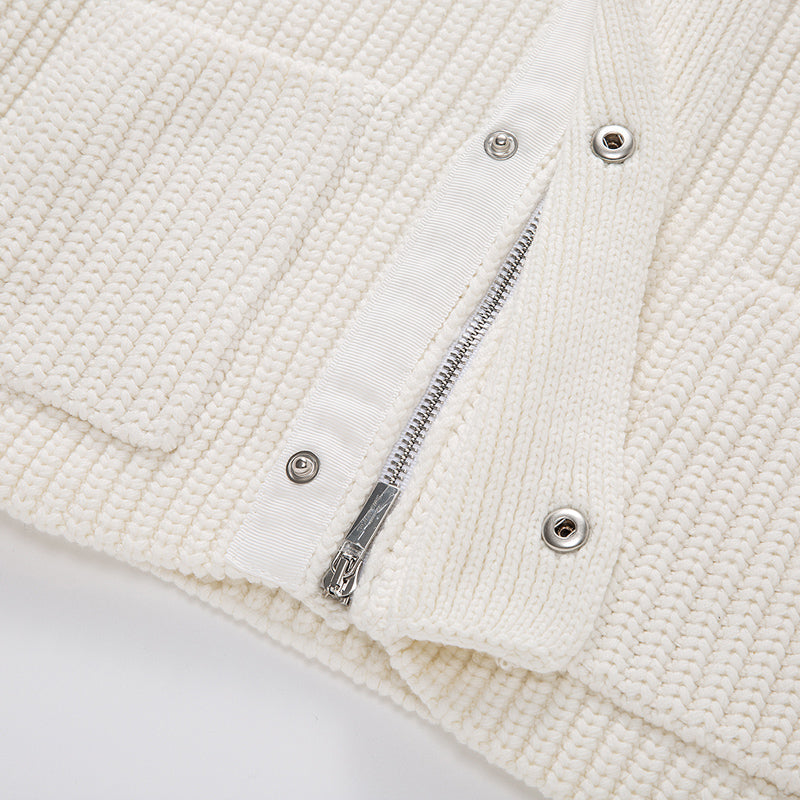 Thom Browne  Knitted sweater coat