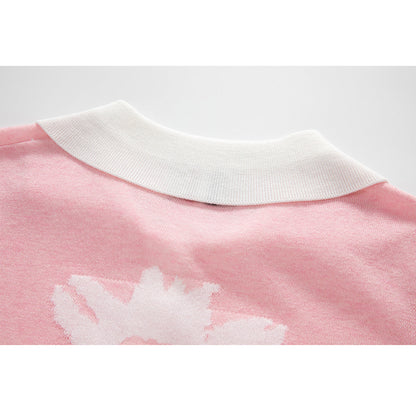 Thom Browne Women Flowers POLO shirt