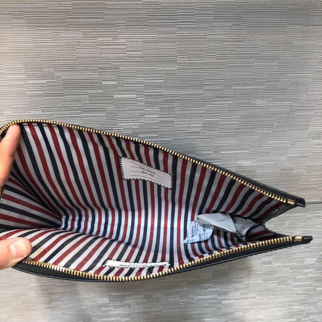 Thom Browne  Premium leather clutch