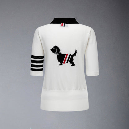 Thom Browne Women puppy POLO shirt
