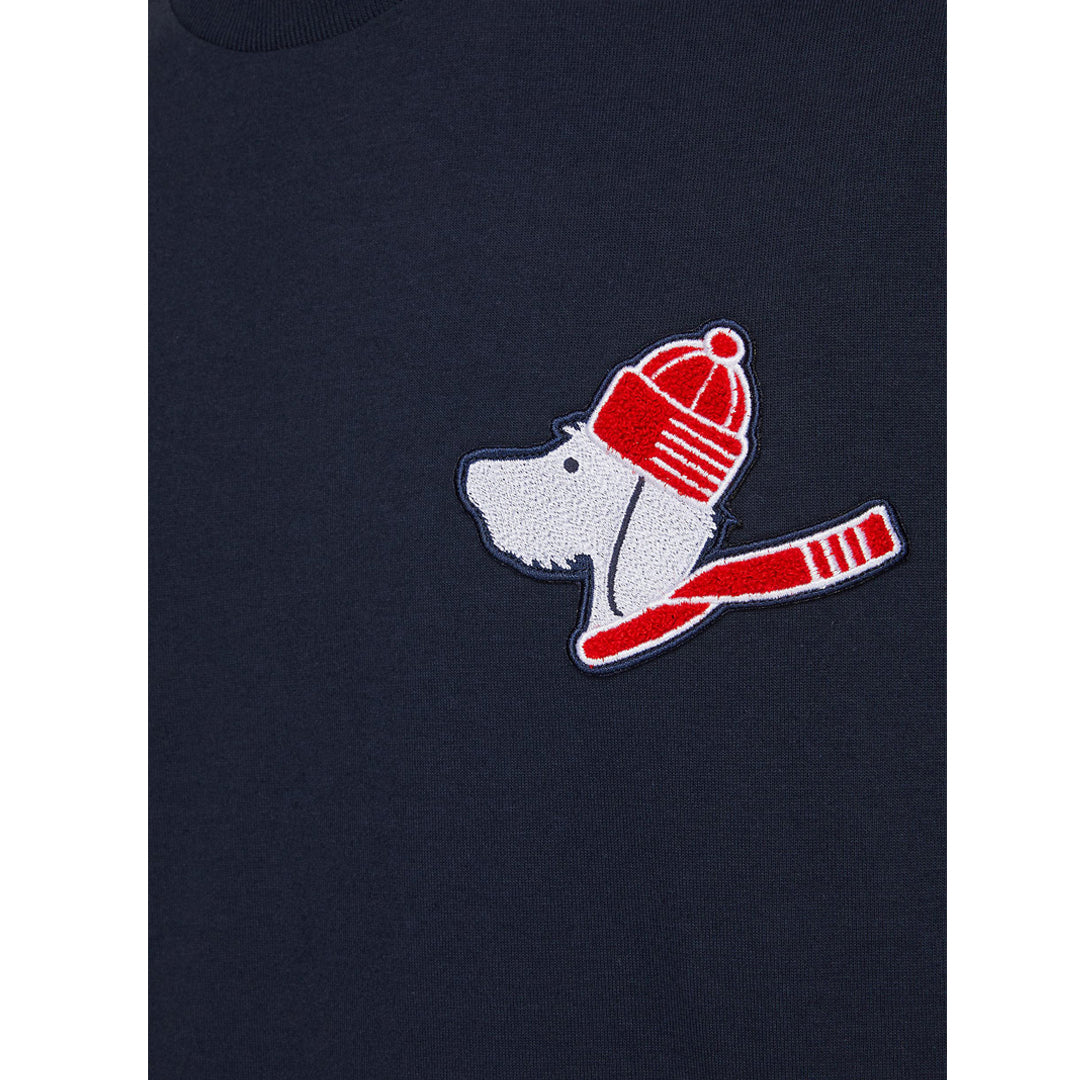Thom Browne  Puppy embroidery T-shirt
