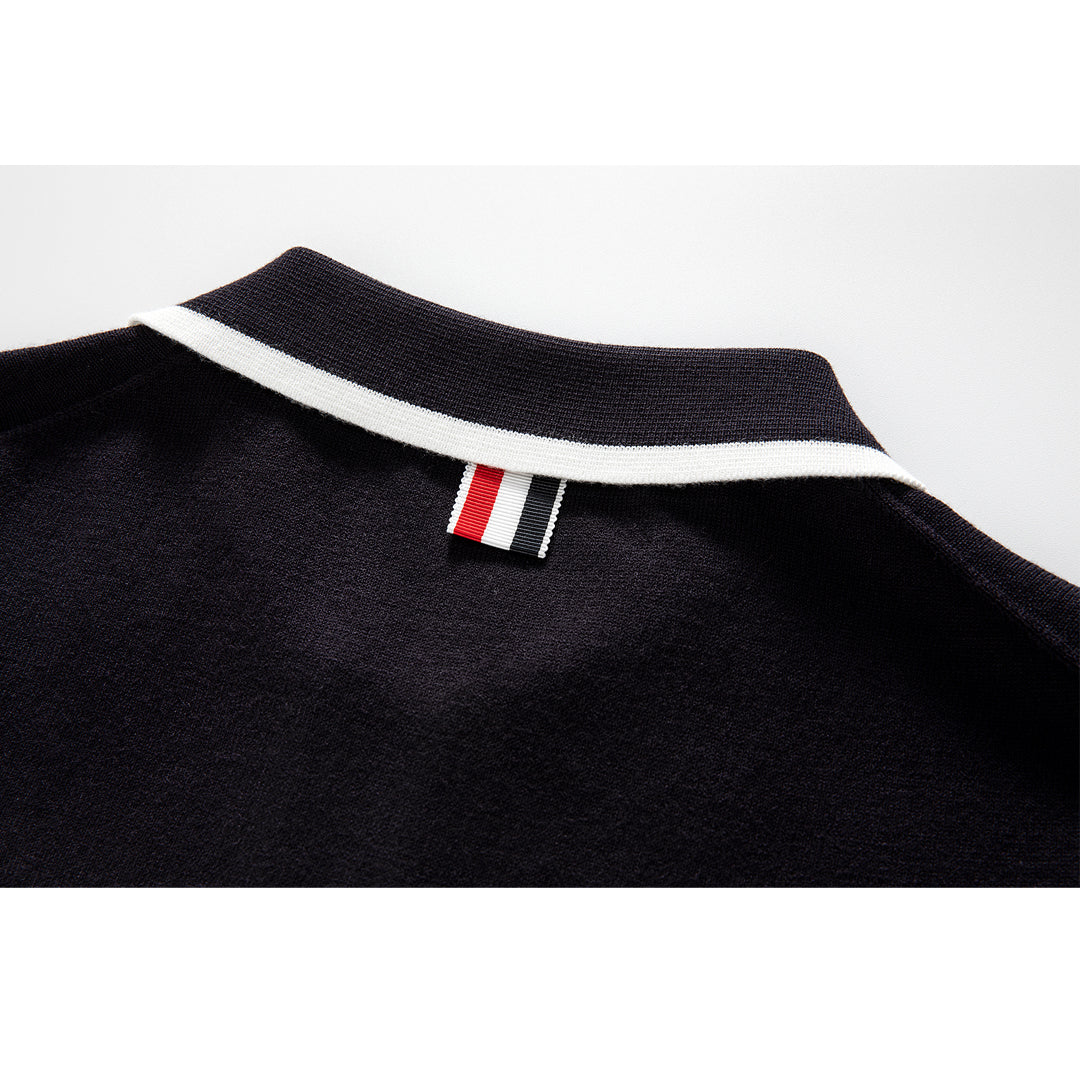 Thom Browne  Contrast stripes POLO Shirt