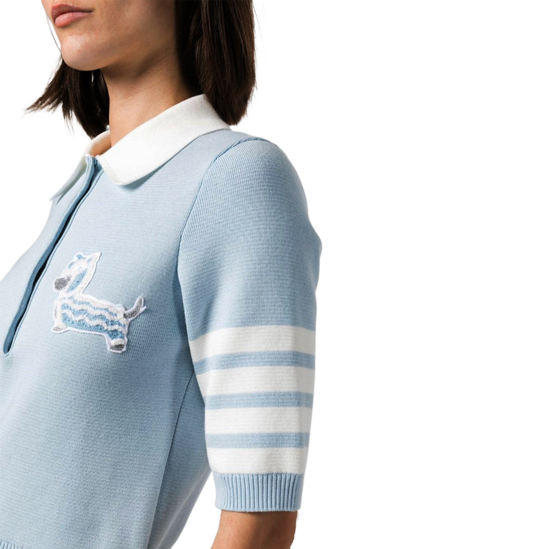 Thom Browne  Women puppy POLO shirt