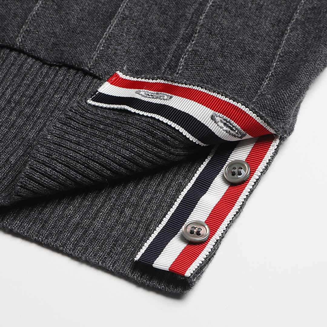 Thom Browne  Knitted sweater coat
