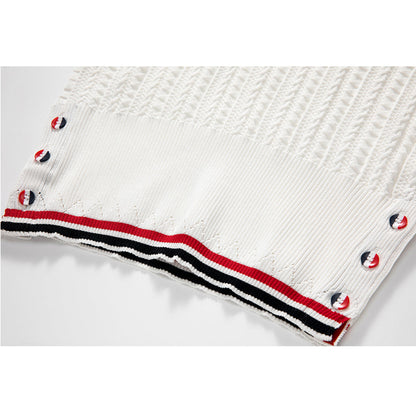 Thom Browne Women stripe POLO shirt