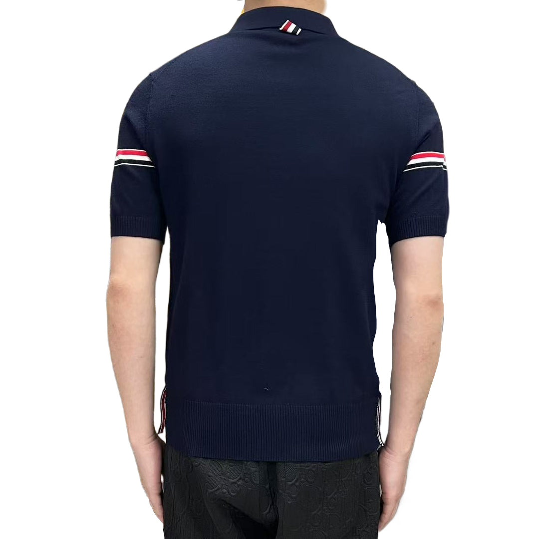 Thom Browne 2025ss Men Wool POLO T-shirt