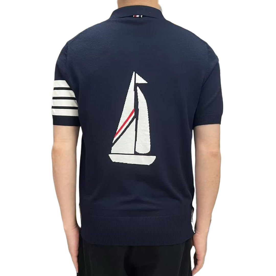 Thom Browne Man Wool POLO T-shirt
