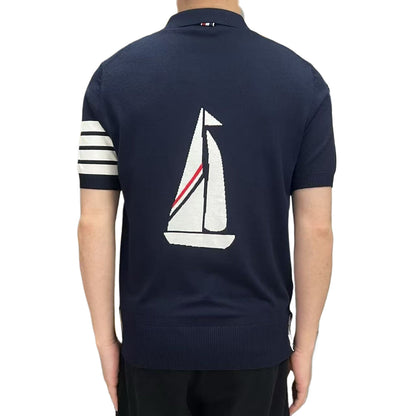 Thom Browne Man Wool POLO T-shirt