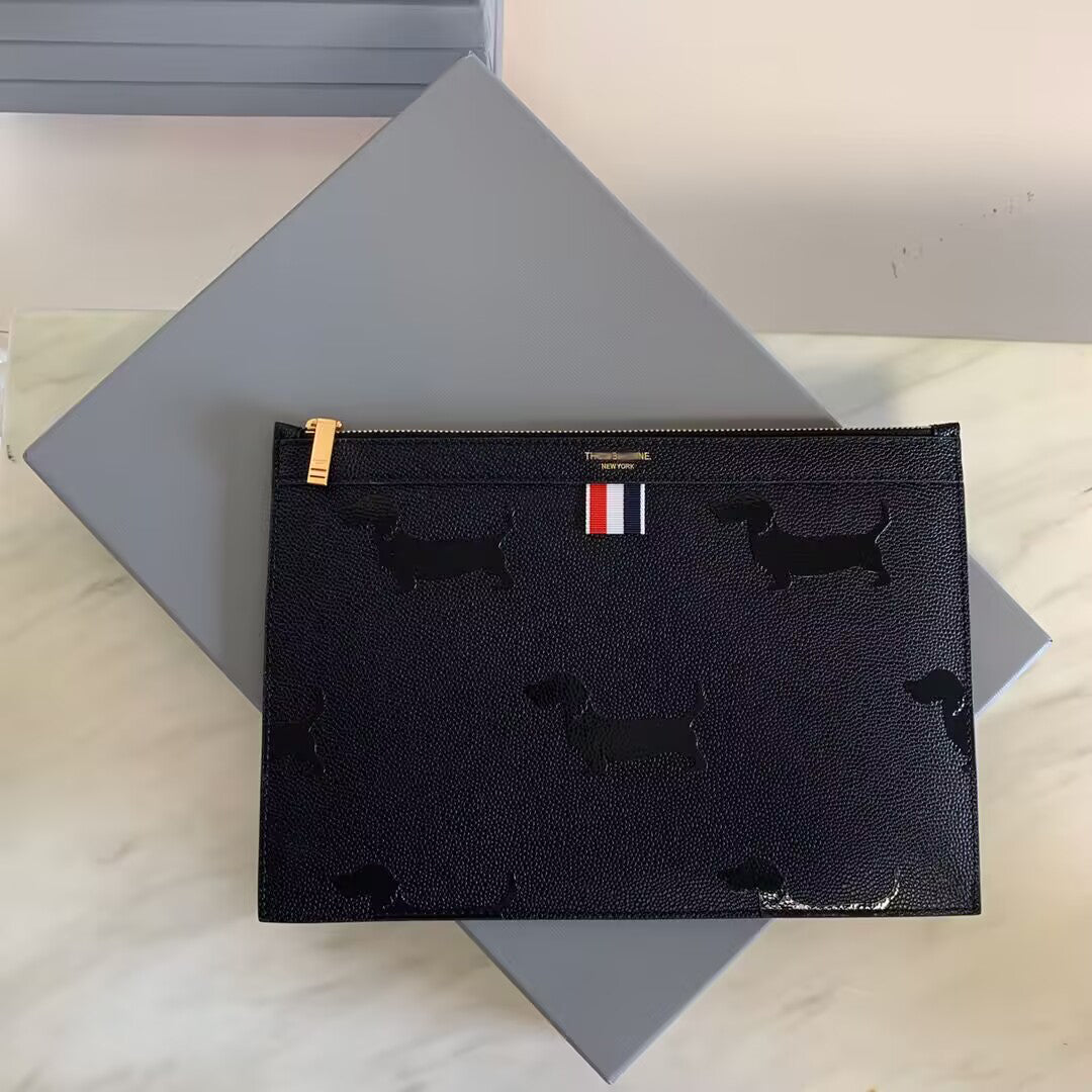 Thom Browne  Top-grade cowhide clutch