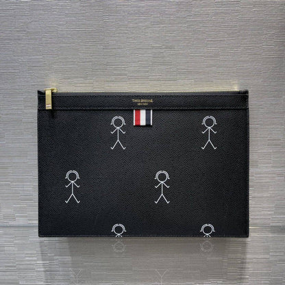 Thom Browne  Top-grade cowhide clutch