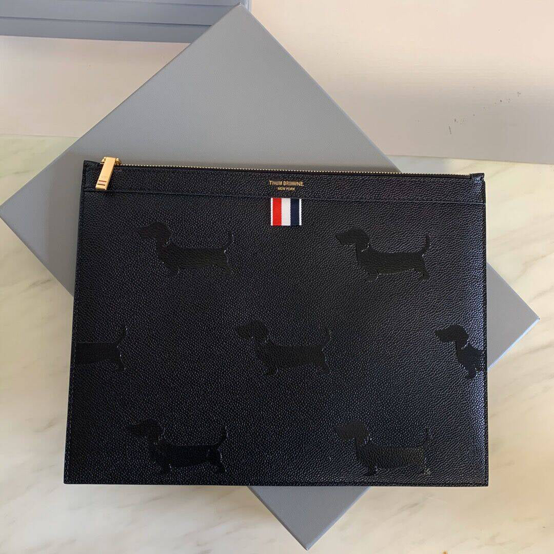Thom Browne  Top-grade cowhide clutch