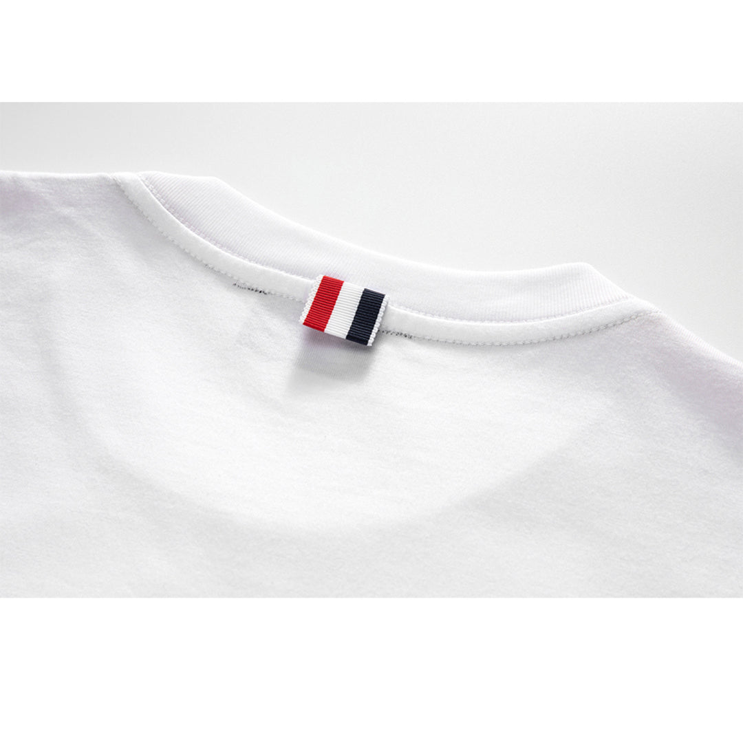 Thom Browne  Christmas Dog Embroidery T-shirt
