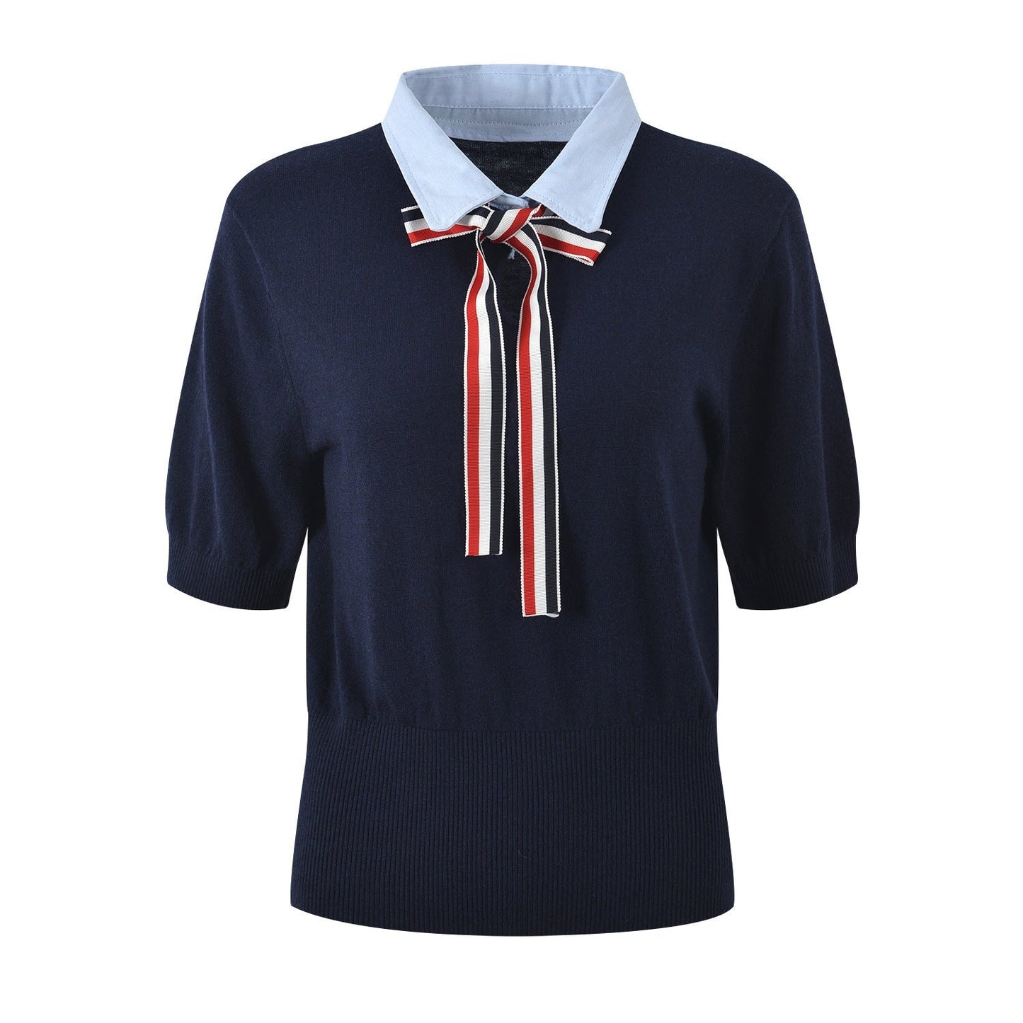 Thom Browne  Women Ribbon POLO shirt