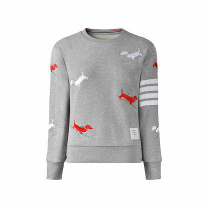 Thom Browne  Puppy Embroidery Sweatshirt