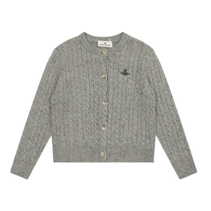 Vivienne Westwood Color-block Cotton-Wool Cardigan