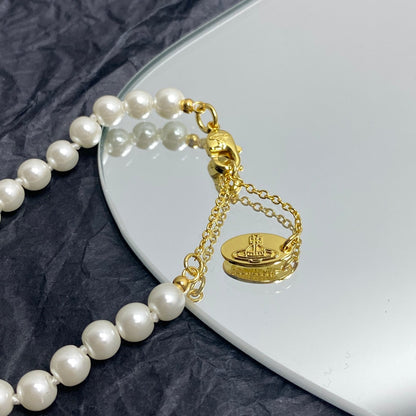 Vivienne Westwood 2026 Minimalist Pearl Necklace