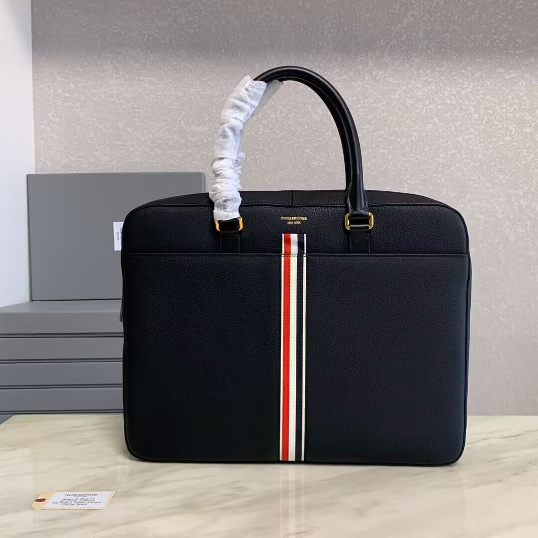 Thom Browne  Top-grade cowhide briefcase