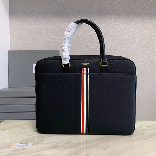 Thom Browne  Top-grade cowhide briefcase