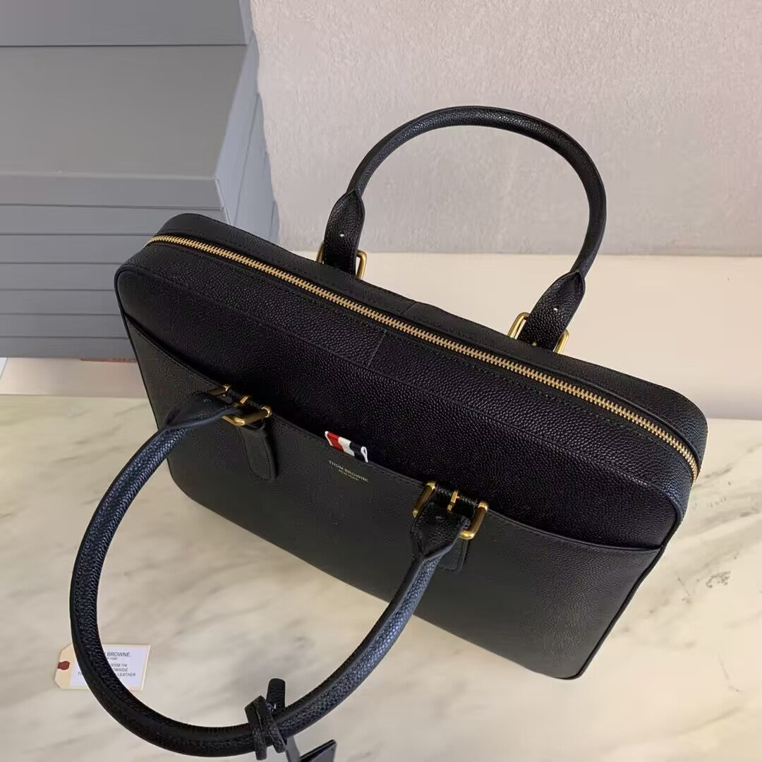 Thom Browne  Top-grade cowhide briefcase