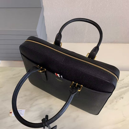 Thom Browne  Top-grade cowhide briefcase