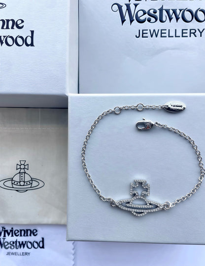 Vivienne Westwood 2026 Simple Rhinestone Bracelet