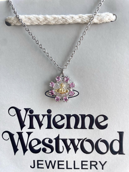 Vivienne Westwood 2026 Snowflake Rhinestone Necklace