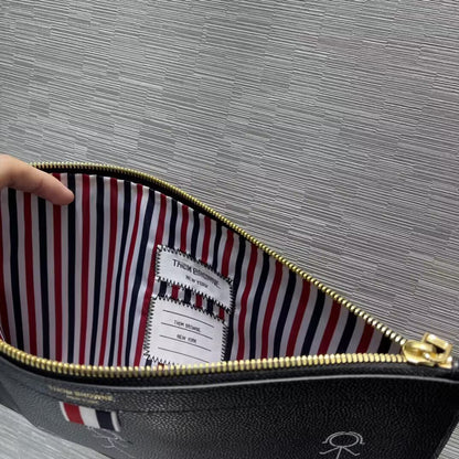 Thom Browne  Top-grade cowhide clutch