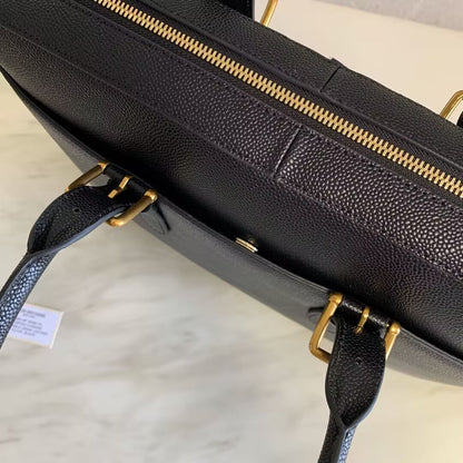 Thom Browne Top-grade cowhide briefcase
