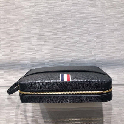 Thom Browne  Top-tier two-tone clutch