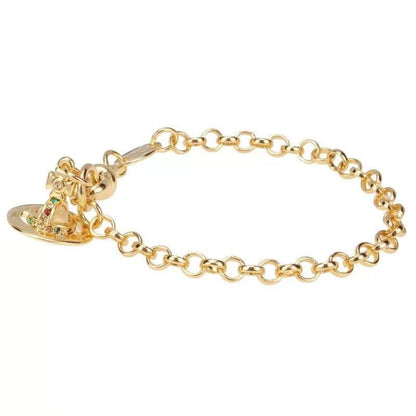 Vivienne Westwood 2026 Rhinestone Planet Bracelet