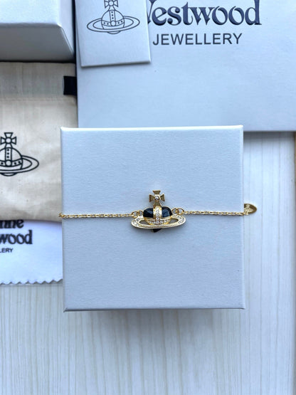 Vivienne Westwood 2026 Shell & Rhinestone Bracelet