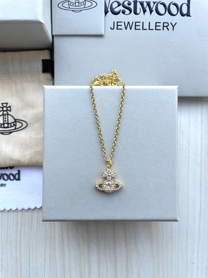 Vivienne Westwood 2026 Full-Crystal Collar Necklace