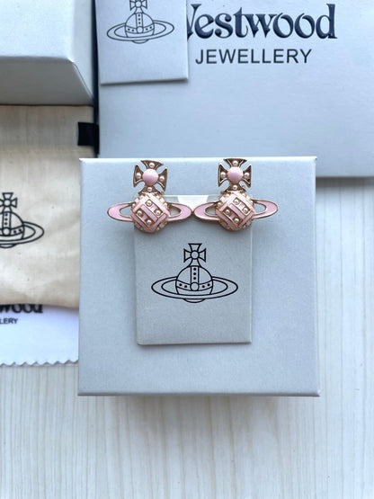 Vivienne Westwood Saturn Stud Earrings