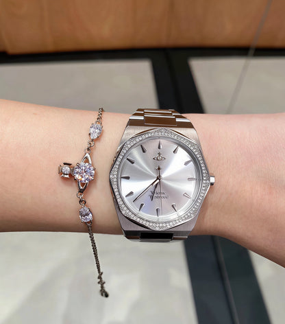 Vivienne Westwood 2026 Simple Rhinestone Bracelet